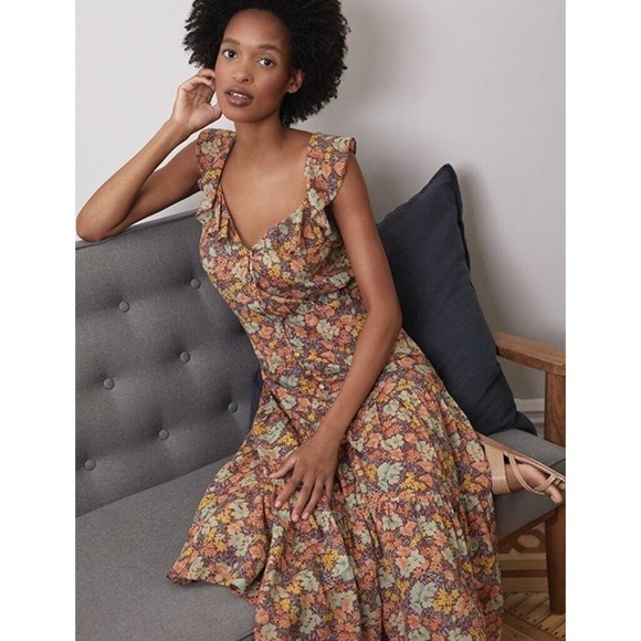 Veronica Beard Malgosia Knee Length Dress Womens Size 4 $495 Retro 40s Altered? - Picture 1 of 16